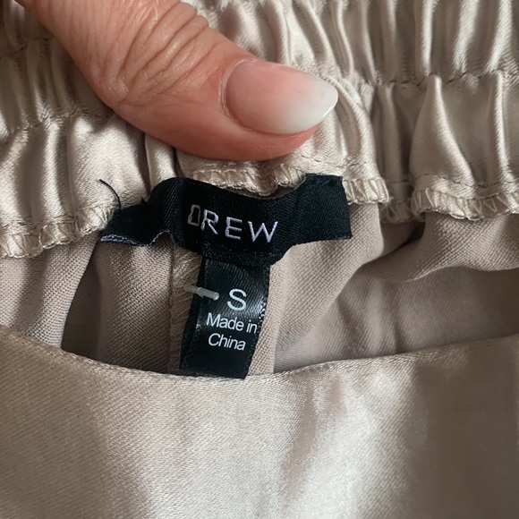 Designer Drew champagne silky pants! - Picture 2 of 3
